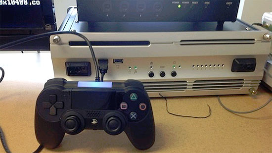 Imagem do suposto controle do PlayStation 4