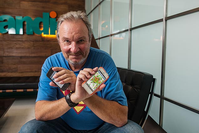 O empresário Aleksandar Mandic, 58, que criou app de banco de senhas de wi-fi