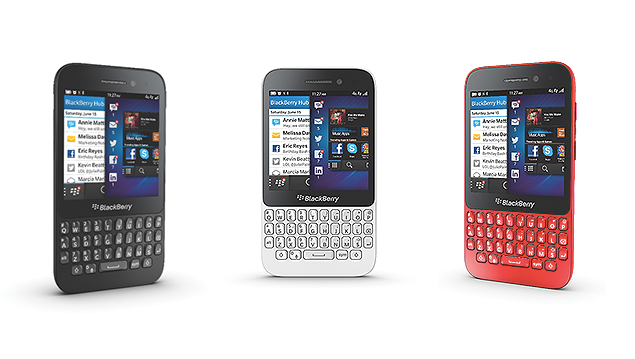 O smartphone BlackBerry Q5, voltado para mercados emergentes, anunciado pela fabricante no dia 14 de maio de 2013