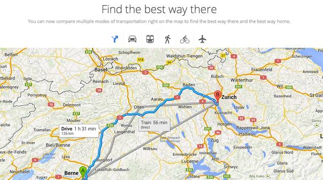 Imagem conseguida pelo site "Droid Life" que mostra uma das novas capacidades do Google Maps que podem ser anunciadas durante o Google I/O 2013