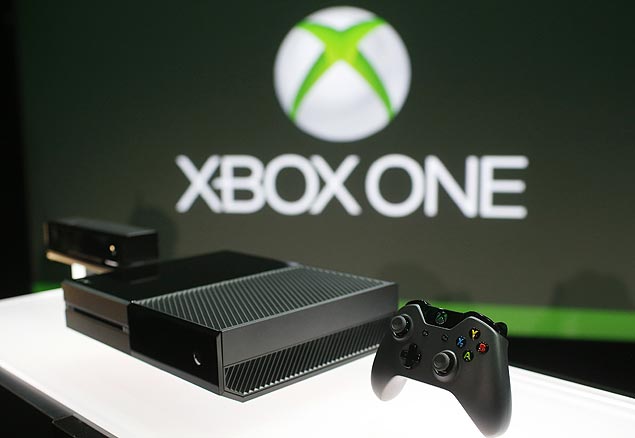 O console Xbox One durante evento na sede da Microsoft, em Redmond, Washington, realizado em maio, quando foi anunciado