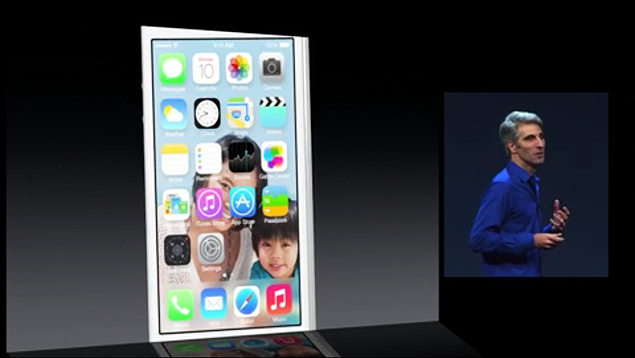 A Apple revelou nesta segunda-feira (10) a nova interface do iOS 7