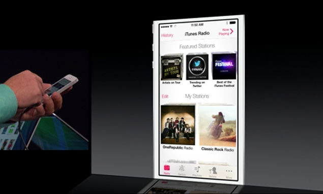 iTunes Radio é mostrado durante evento da Apple em San Francisco