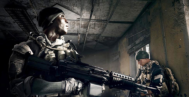 Cena de "Battlefield 4", que chegou em outubro ao mercado brasileiro com legendas, vozes e menus em português