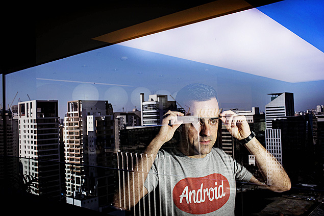 Hugo Barra, vice-presidente de produtos do Android no Google, no escritrio da empresa em So Paulo