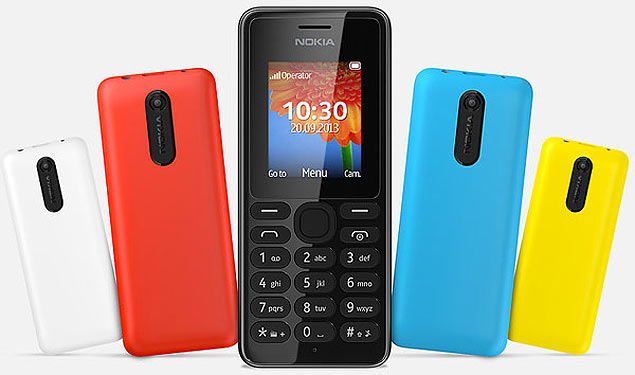 Nokia 108, novo celular com câmera da empresa finlandesa que tem preço sugerido de US$ 29