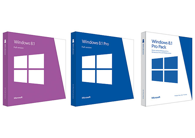 Microsoft disponibilizar trs verses do Windows 8.1 para usurio fazer atualizao