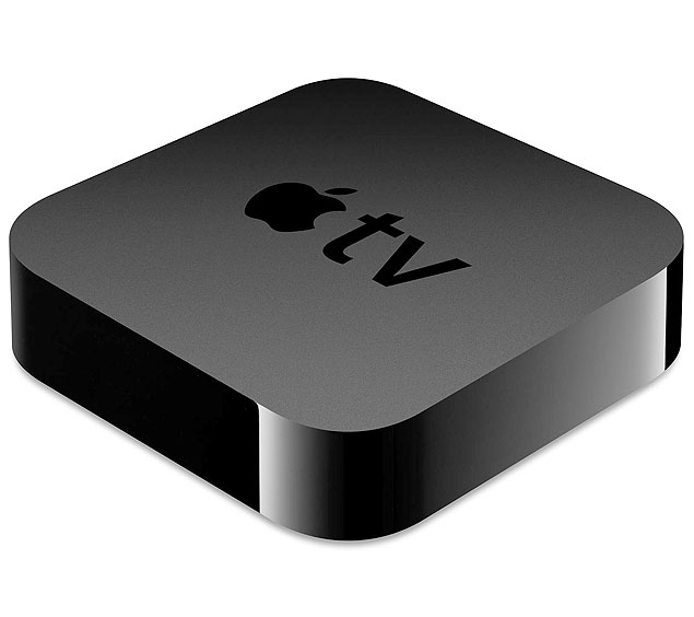 A Apple TV, que d acesso a servios de vdeo por streaming como o iTunes e o Netflix
