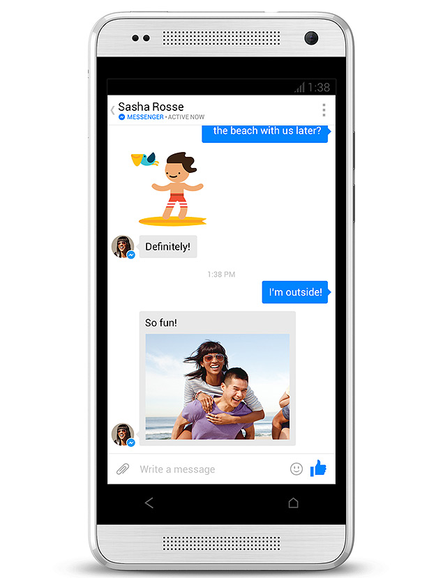 Nova versão do Messenger, mensageiro instantâneo do Facebook 