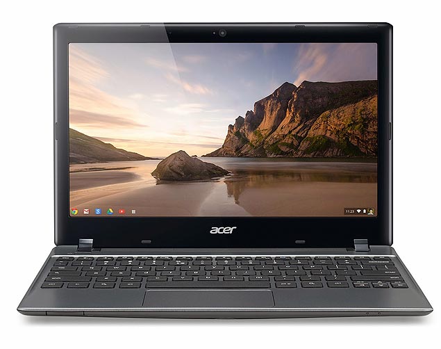 Acer Chromebook C710, laptop  venda no Brasil com Chrome OS, sistema do Google