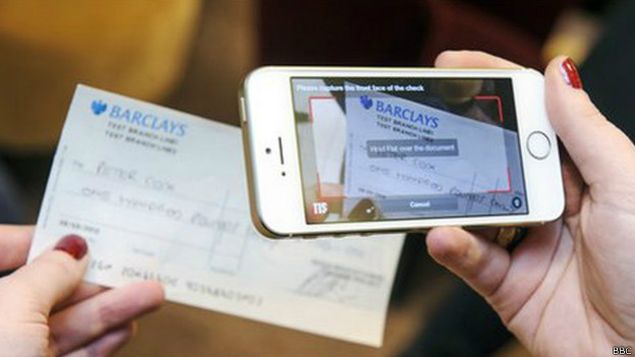 No Reino Unido, clientes podero tirar foto de cheques para compens-los eletronicamente