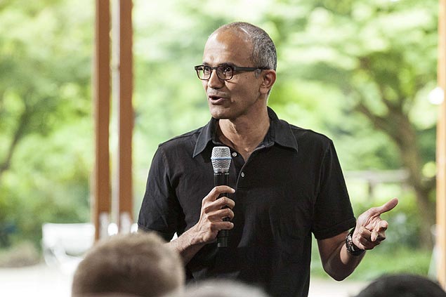 Satya Nadella, diretor da rea de computao em nuvem  o novo presidente-executivo da Microsoft