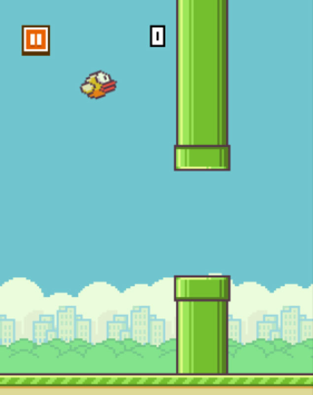 "Flappy Bird", game para iOS e Android