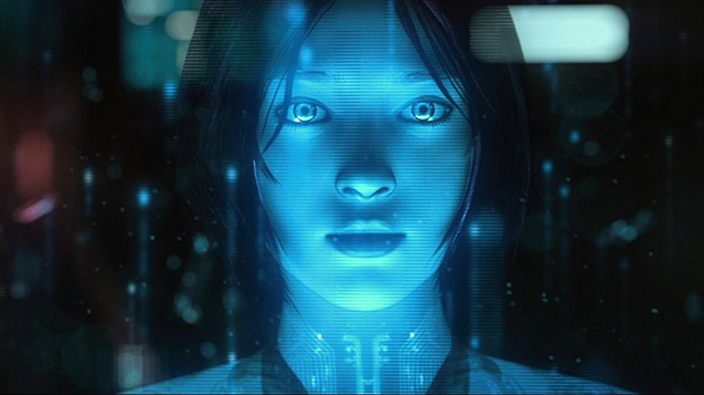 Cortana, personagem de inteligncia artificial da srie de games de fico cientfica "Halo", da Microsoft