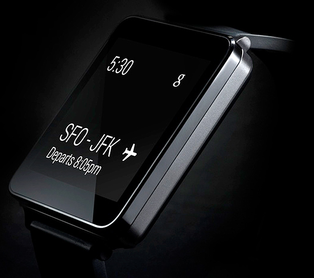 Smartwatch (relgio conectado) da LG que usar sistema Android Wear, do Google