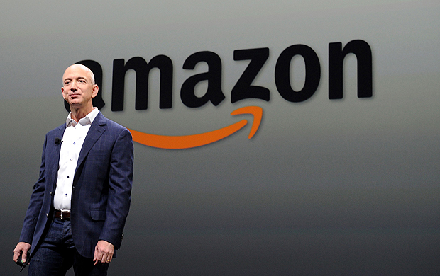 O diretor da Amazon, Jeff Bezos; segundo estudo, funcionrios da companhia so os mais atraentes entre empresas de tecnologia