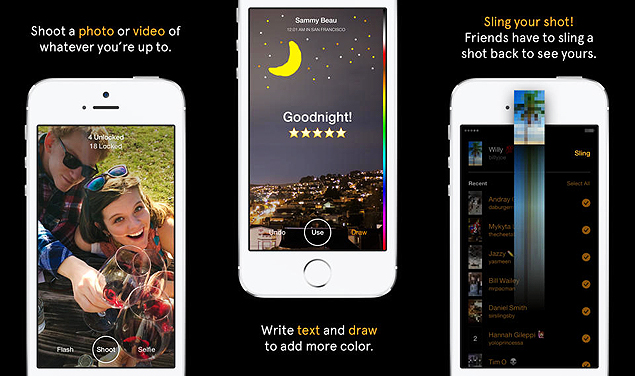 App de mensagens efmeras Slingshot chega para ser novo rival do Snapchat