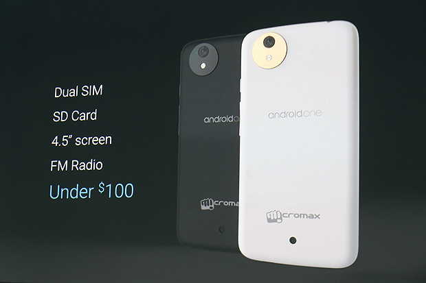 Futuro aparelho da linha Android One, feito pela indiana Micromax
