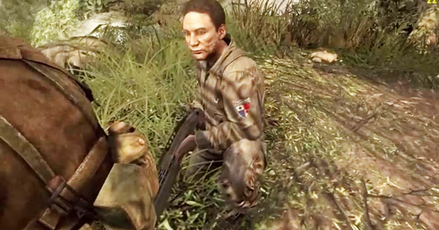 Verso digital de Noriega em cena de "Call Of Duty: Black Ops II"