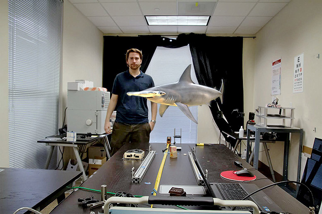 Laboratrio da Magic Leap, empresa que usa uma tcnica de campo de luz para hologramas realistas