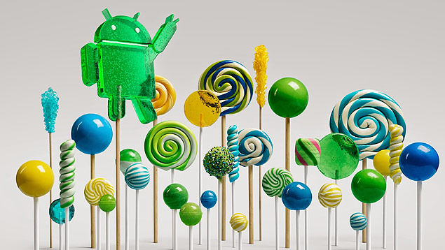 Imagem de divulgao do Android 5.0 Lollipop