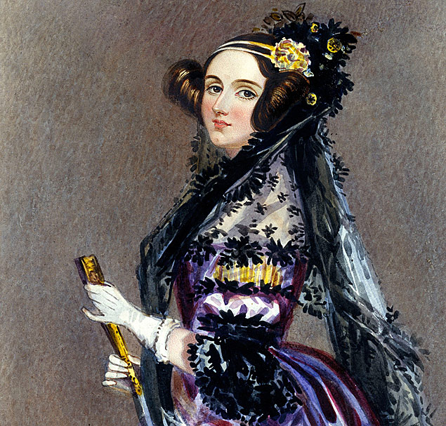 Ada Lovelace, filha de Lord Byron e uma das pioneiras da computação