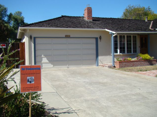 A garagem da casa de infância de Steve Jobs, em Los Altos, na Califórnia (EUA)