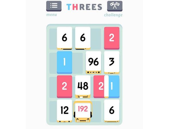 Quebra-cabeas matemtico "Threes!" foi eleito melhor game para iOS