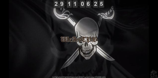 Pgina do Pirate Bay com contagem regressiva misteriosa