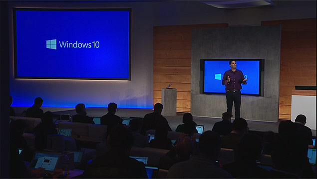 Terry Myerson, vice-presidente de sistemas operacionais da Microsoft, em anncio sobre o Windows 10