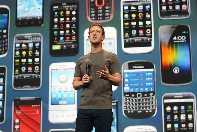 O presidente-executivo do Facebook, Mark Zuckerberg, durante evento da empresa em San Francisco