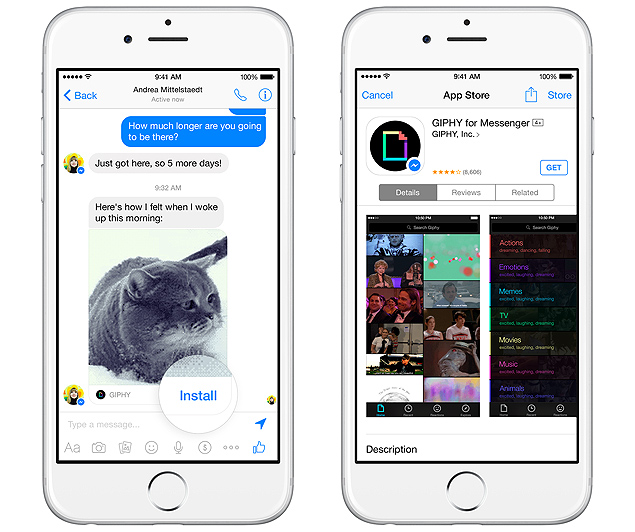 Messenger, do Facebook, passa a aceitar aplicativos dentro do prprio app