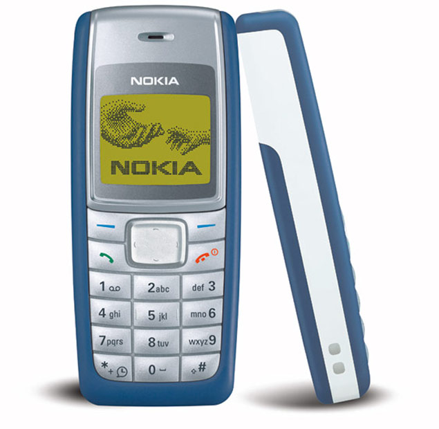 O Nokia 1110, um dos mais vendidos celulares pela fabricante finlandesa