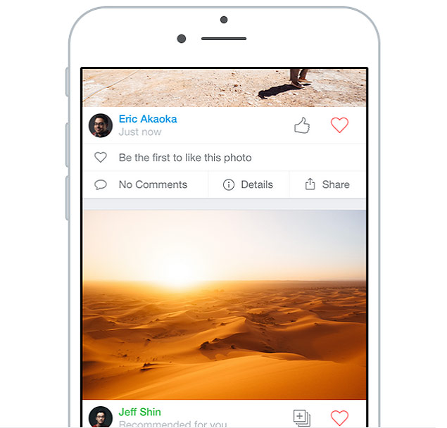 O 500px lanou uma nova veso do aplicativo com funes similares ao Instagram