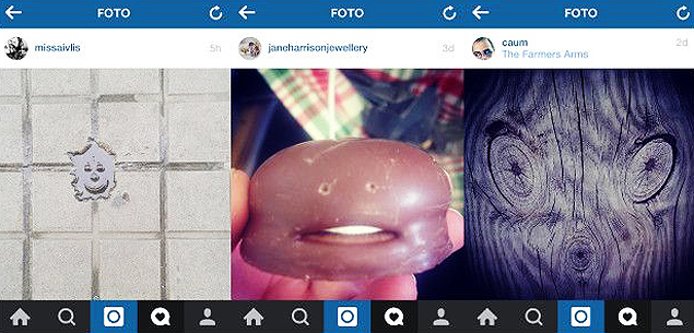Rostos imaginrios em comida, prdios e objetos viram febre no Instagram