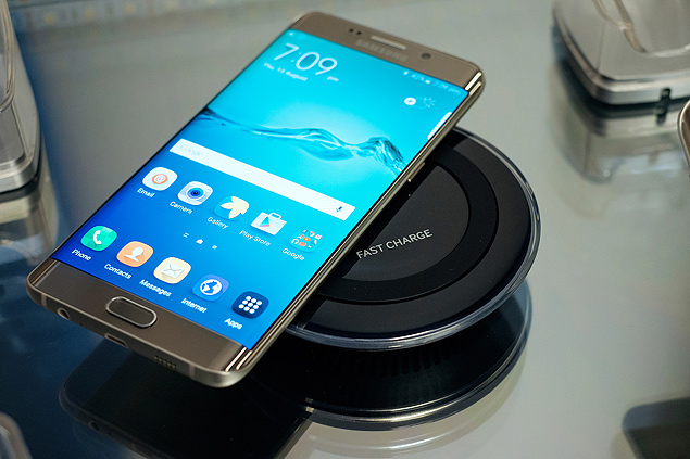 O celular Galaxy S6 edge+, da Samsung