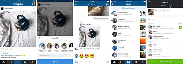 O Instagram lanou novos recursos para o Direct, a ferramenta de mensagens privadas