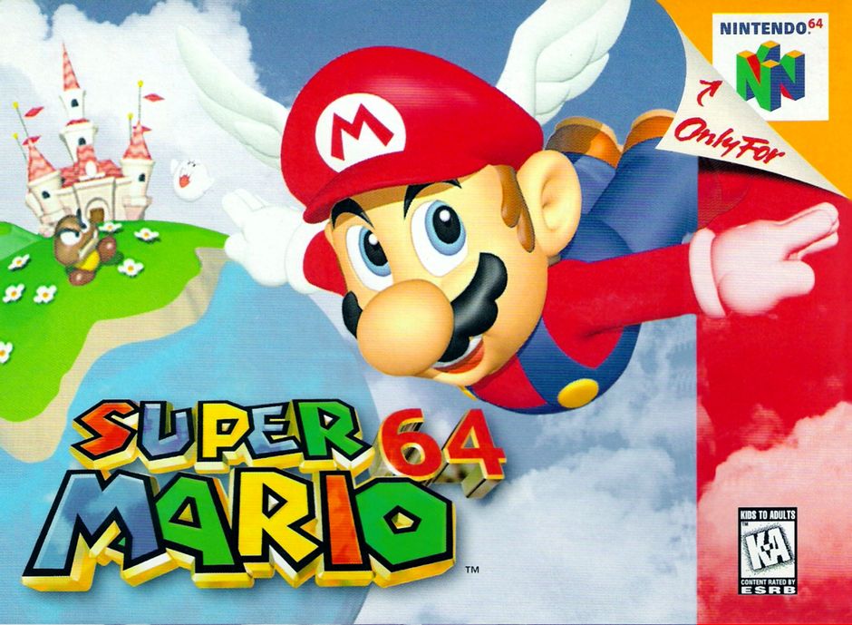 "Super Mario 64", que consolidou o gnero dos games 3D