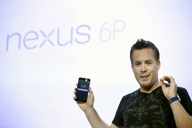 Dave Burke, vice-presidente do Google, apresenta o Google Nexus 6P