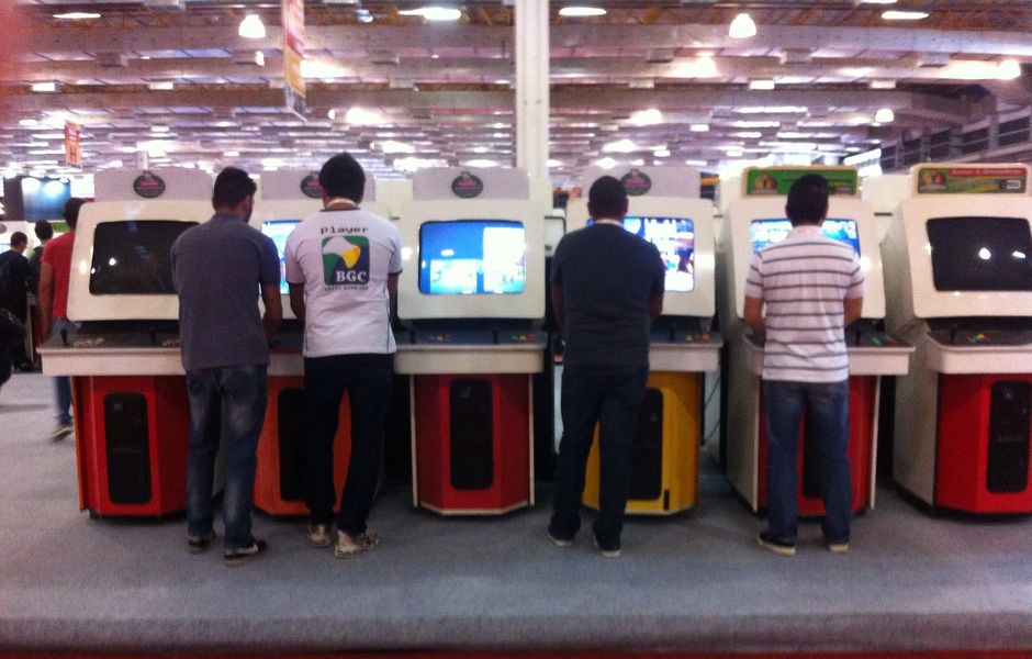 Fliperamas na Brasil Game Show revivem a saudosa poca dos games em mquinas de arcade
