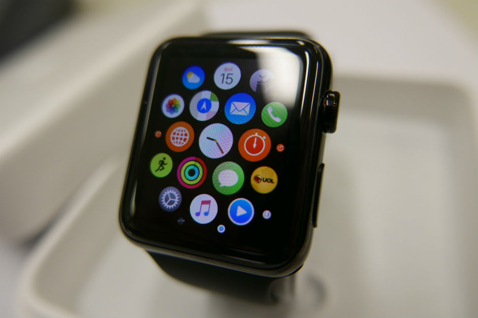Tela de aplicativos do Apple Watch