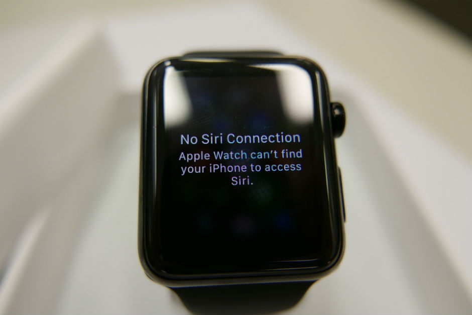 Apple Watch sem conexo com iPhone