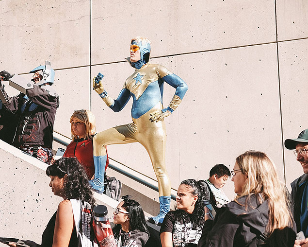 Fotos de heris, viles e Pikachus na New York Comic Con