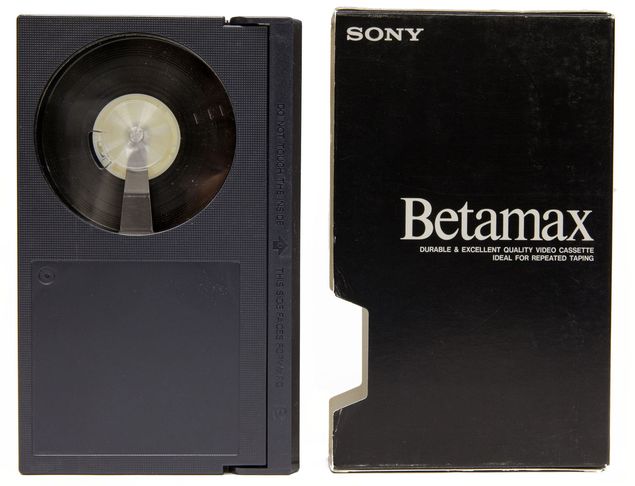 Betamax is a magnetic tape-based analog video cassette format. Credit: PSAP/Divulgacao ***DIREITOS RESERVADOS. NÃO PUBLICAR SEM AUTORIZAÇÃO DO DETENTOR DOS DIREITOS AUTORAIS E DE IMAGEM***