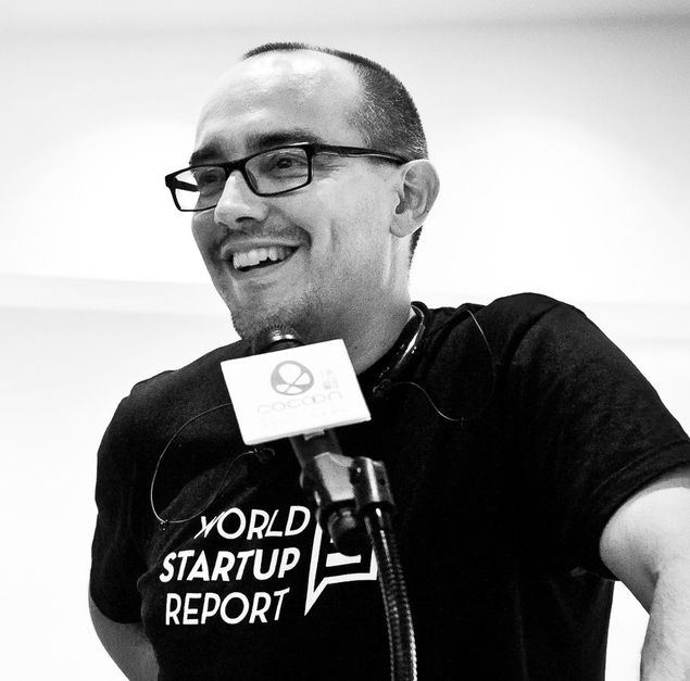 Dave McClure, fundador do 500 Startups, em evento em Hong Kong 