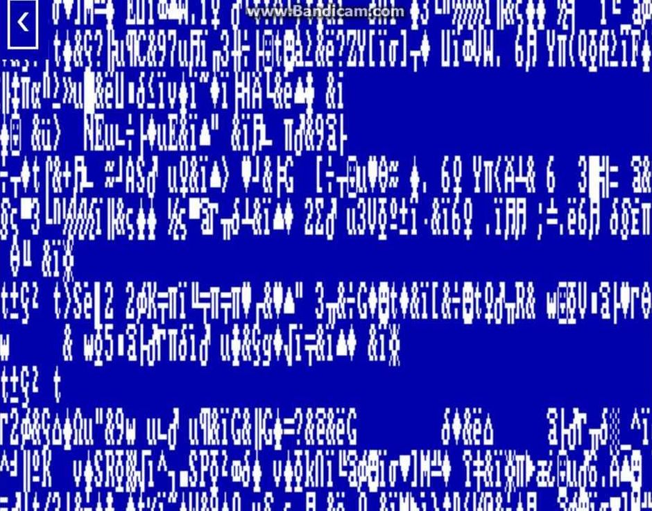 Tela azul da morte do Windows 1