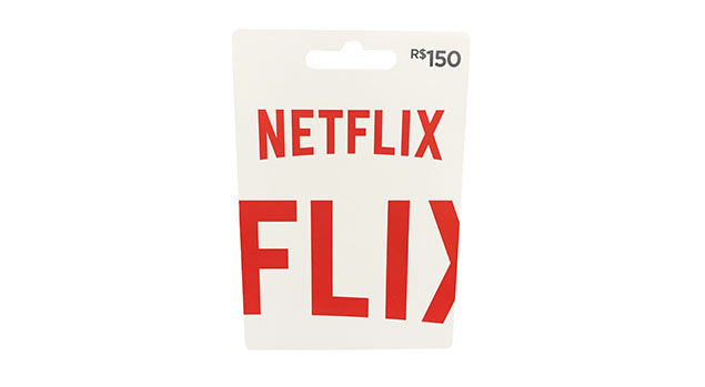 Carto pr-pago do Netflix de R$150
