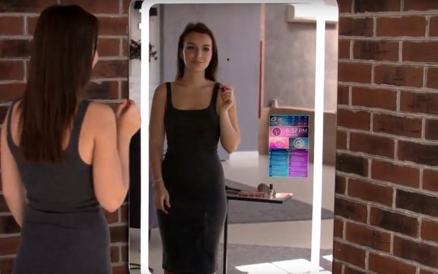 O Selfie Mirror tira fotos, filma e se conecta a outros aparelhos inteligentes da casa