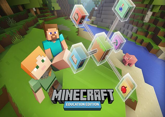 Plataforma Minecraft Education Edition, que ser desenvolvida de modo colaborativo