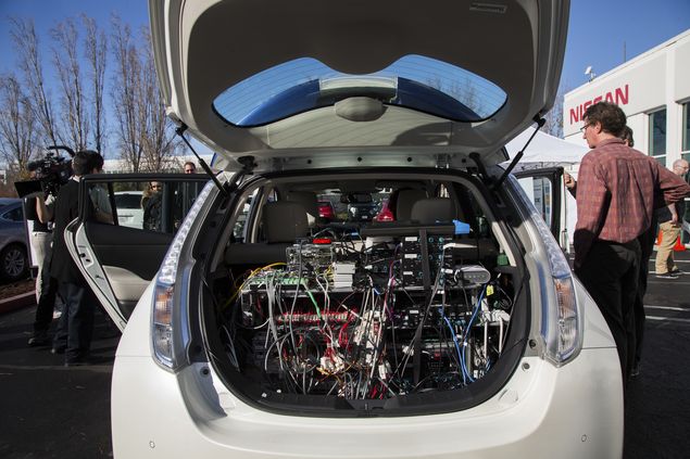 Sistemas usados no prottipo do carro autnomo da Nissan 